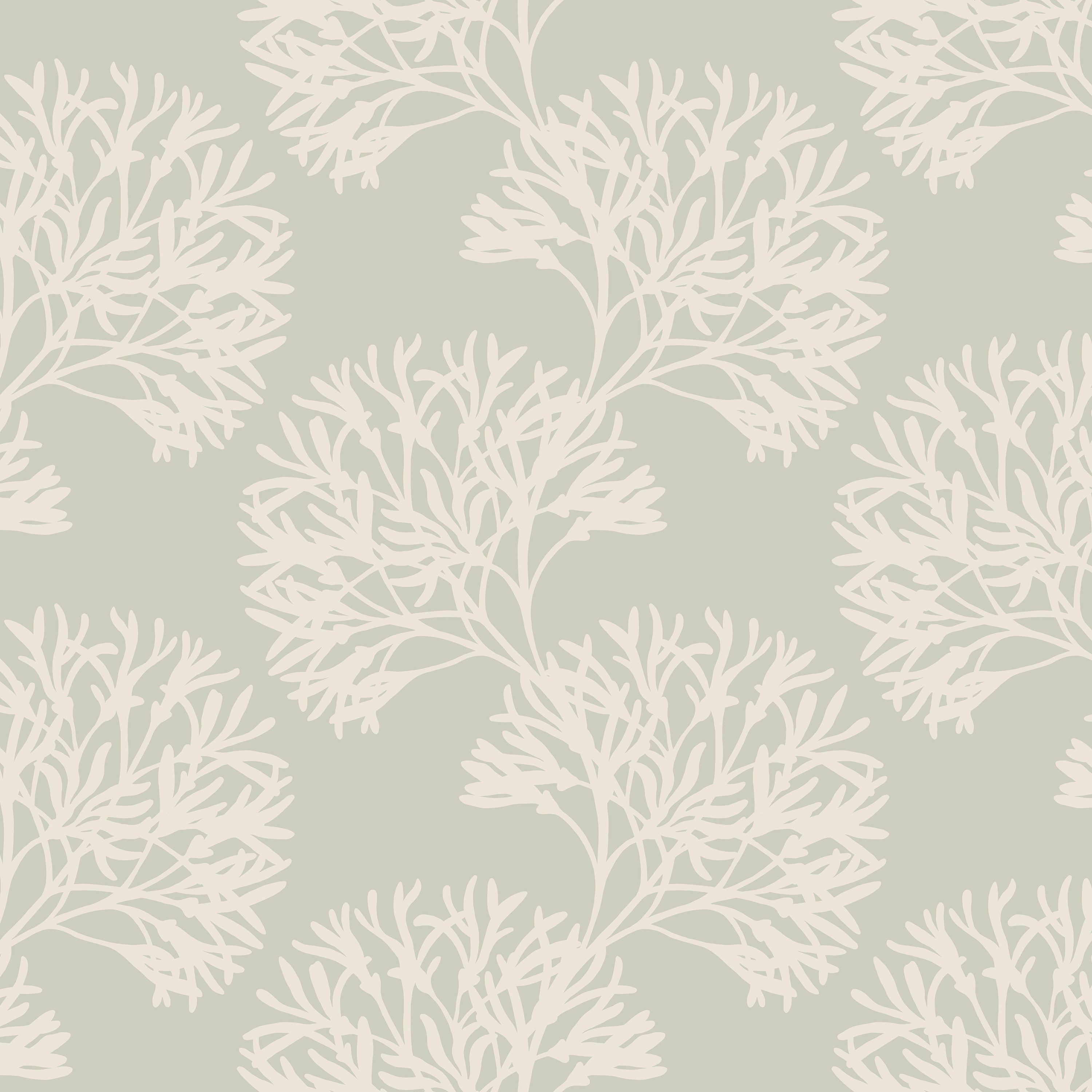 Leaf pattern on a light gray background